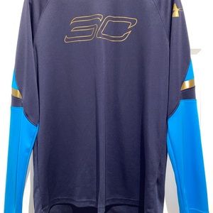 Underarmour Steph Curry Warriors basketball UA SC long sleeve shirt